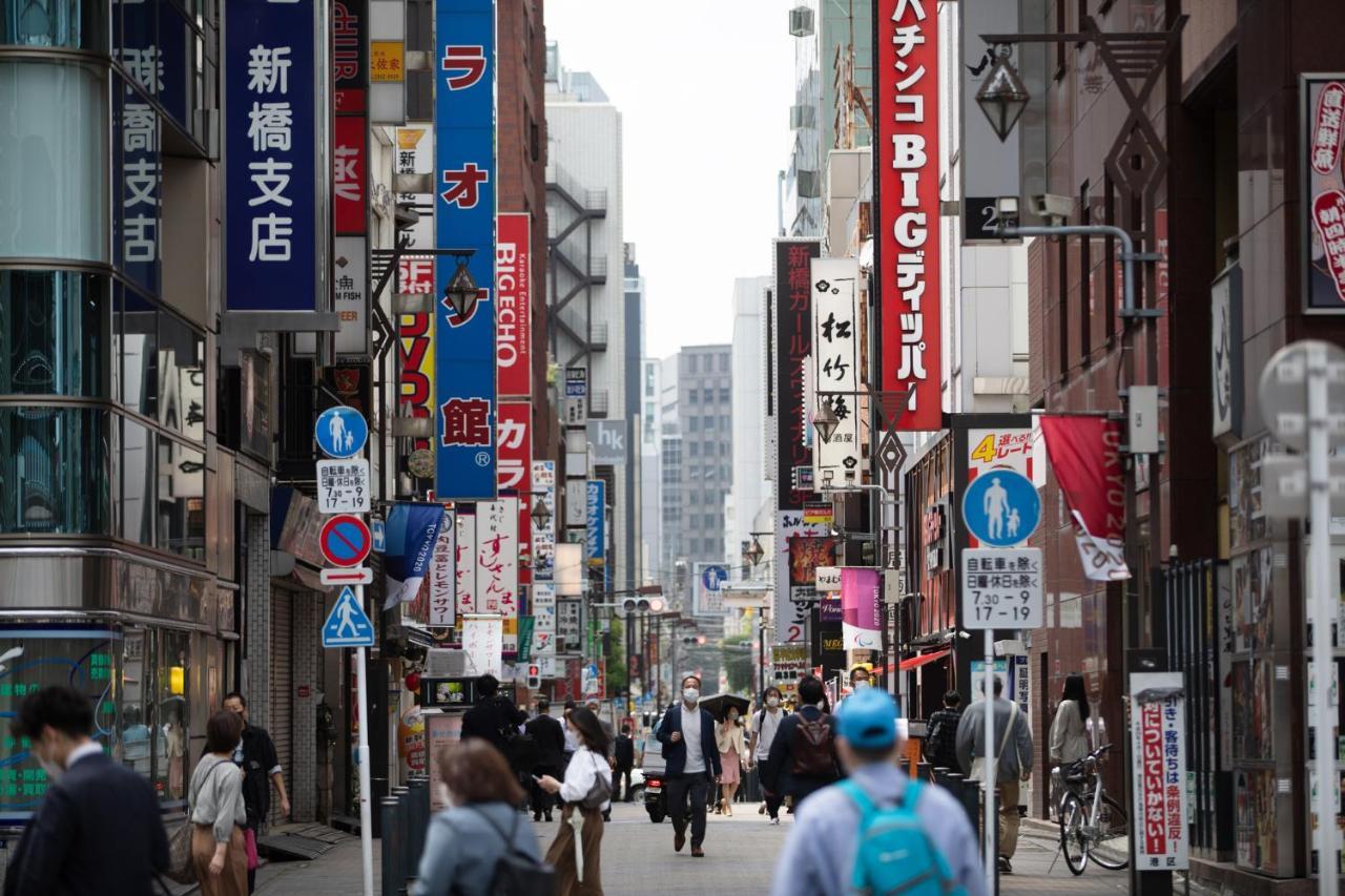 Lof Hotel Shimbashi Präfektur Tokio Exterior foto